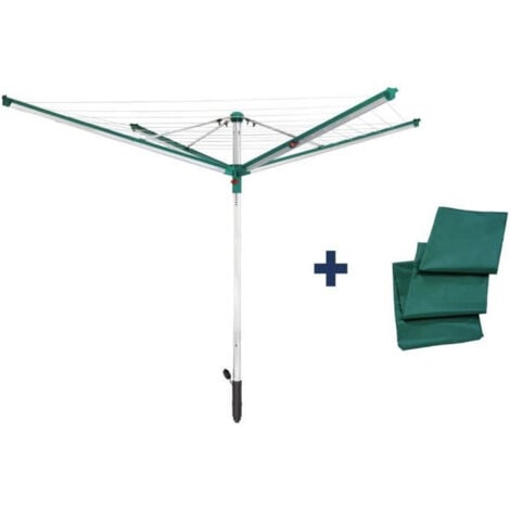 LEIFHEIT Séchoir parapluie Linomatic 500 Deluxe Cover