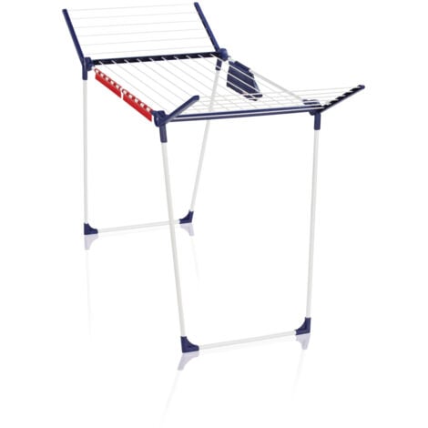 Leifheit Standtrockner Pegasus 180 Solid Plus mit stabilem Stand, Wäscheständer für lange Wäsche, Flügelwäschetrockner für platzsparende Aufbewahrung