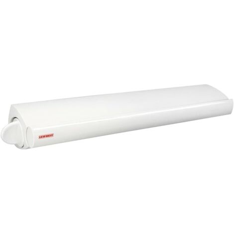 Leifheit, stendibiancheria estensibile da muro Rollfix 210, bianco, Acciaio, bianco, 1 - confezione
