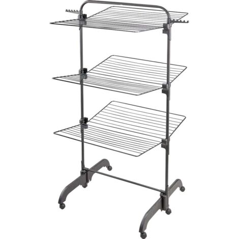 Leifheit Trocknen - Wäscheständer Comfort Tower 420, schwarz 81691