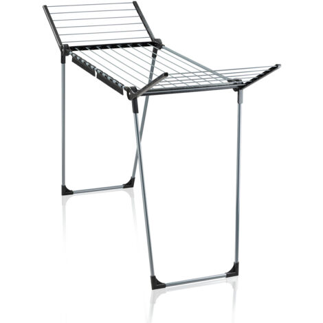 Leifheit Trocknen - Wäscheständer Pegasus 150 Solid Slim, schwarz 81690