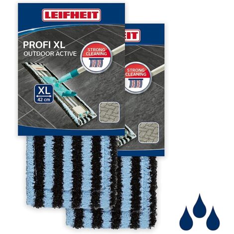 Leifheit Wischbezug outdoor active 42 cm 55159 Profi 2 Stück