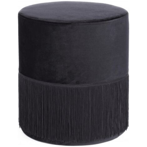 Leilani Pouf Schwarz D.38 Bizzotto