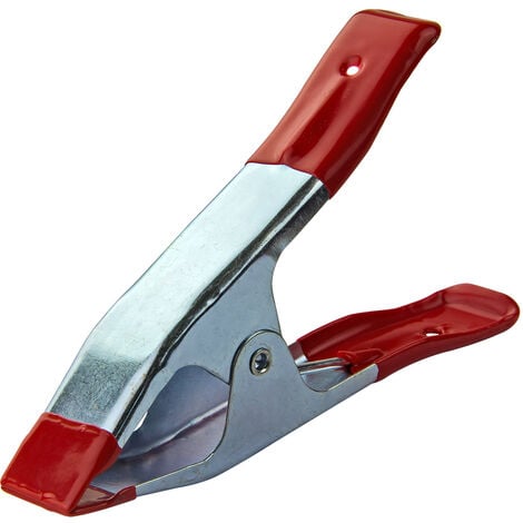 Leimzwinge 100 mm verzinkt, gummiert
