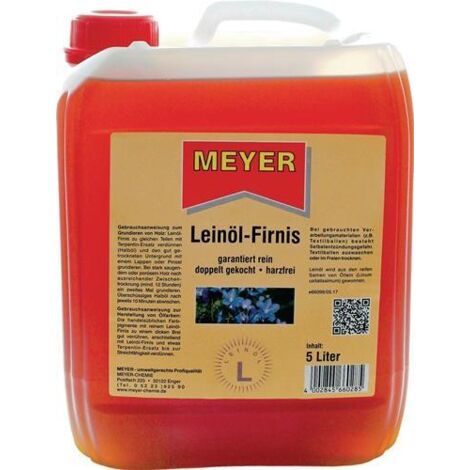 Leinöl-Firnis honigfarben 5 l MEYER