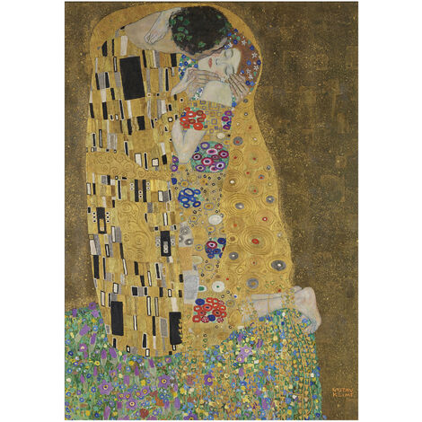 Leinwandbild Kuss (Gustav Klimt)