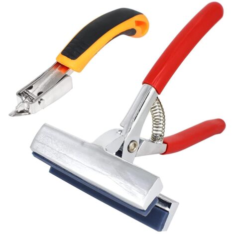 Leinwandklemme und Nagelzieher-Set, eine vergrößerte Ölfarbenklemme + 1 Nagelzieher, Keilrahmen-Spanner und Nagelheber für Künstler, robuste Ausführung