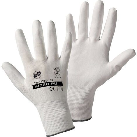Leipold Doehle 1150-9 Micro-PU knitted Nylon Arbeitshandschuh Größe (Handschuhe): 9, L EN 388:2016