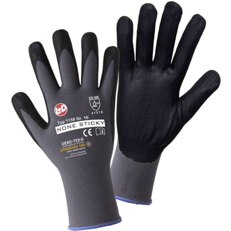 Leipold Doehle 1158-9 FOAM Nylon NITRILE Nylon Guanto da lavoro Taglia (Guanti): 9, L EN 388:2016 CAT II 1 Paio/a