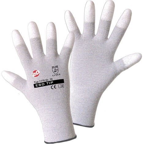 Leipold Doehle 1170-7 ESD TIP Nylon Arbeitshandschuh Größe (Handschuhe): 7, S EN 388:2016   CAT II 1