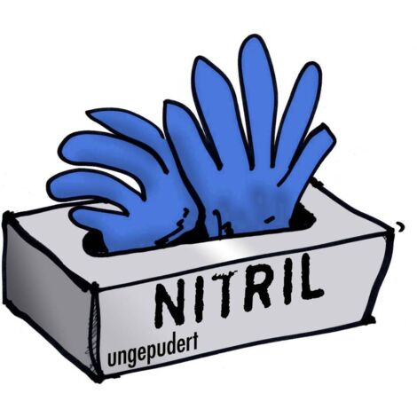 LEIPOLD + DÖHLE 14694 GANTS À USAGE UNIQUE NITRILE, NON POUDRÉS TAILLE: