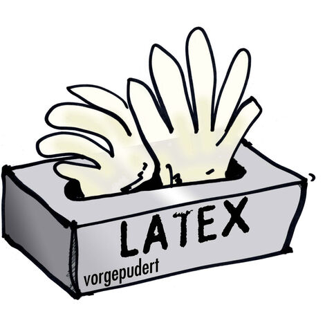 Leipold Doehle  14699-10 100 St. Latex Einweghandschuh Größe (Handschuhe): 10, XL