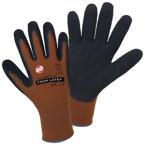 Leipold Doehle 1490-7 SIMPLY Latex Latex Arbeitshandschuh Größe (Handschuhe): 7 EN 388, EN 13997:199