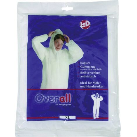Leipold Doehle 2514-XL Tuta PP Taglia: XL Bianco