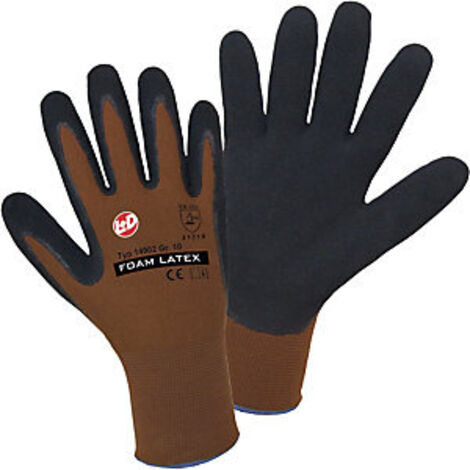 Leipold+Döhle  Guanti a maglia fine FOAM LATEX  conf da 12 paia