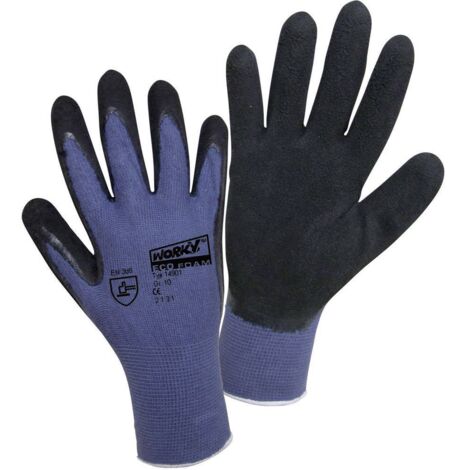 Leipold+Döhle  Guanti  conf da 12 paia  blu / nero  ECO LATEX