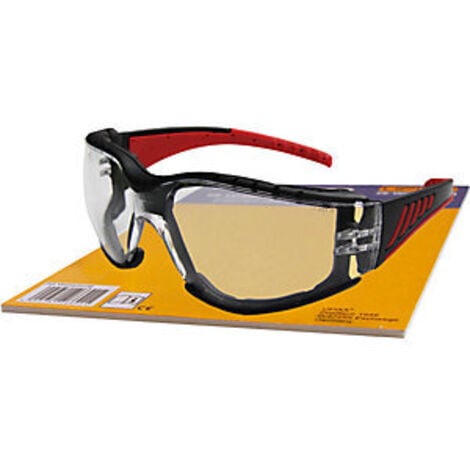 L+D UPIXX Leipold Doehle Red Vision 26793SB Schutzbrille Schwarz, Rot EN 166-1 DIN 166-1