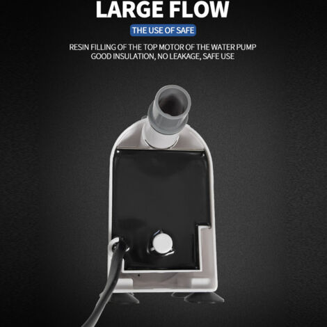 Leise 3-in-1-Aquarienfilterpumpe mit Saugnapf – 25 W, 1500 l/h Fördermenge, Ölabscheider
