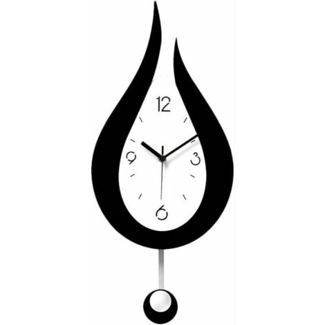 Leise Wanduhren Wassertropfen Schaukel Wanduhr Modernes Design Nordischer Stil Wohnzimmer Wanduhren Mode Kreative Schlafzimmer Wanduhr