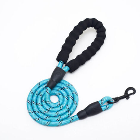 LEISEI 1 Laisse Chien Corde, Laisse Ajustable pour Gros Chien 10m et Laisse Anti Traction Chien 3m avec Poignée Rembourrée Fils Très Réfléchissants Corde Laisse pour Chien Tous Les Chiens de Taille