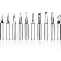 Lot De 12 Pointes De Fer à Souder - Compatible Stations 936, 937, 852D, Etc. - Plage 200-480°C - Cuivre Nickelé - 5