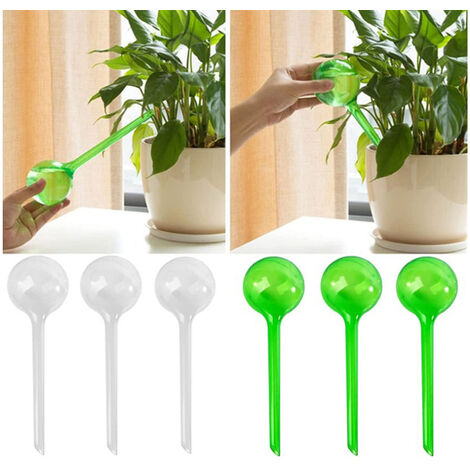 LEISEI 6 pièces ampoules d'arrosage des plantes globes d'arrosage automatique dispositif d'arrosage de jardin en plastique ampoules d'arrosage dispositif d'arrosage automatique des plantes