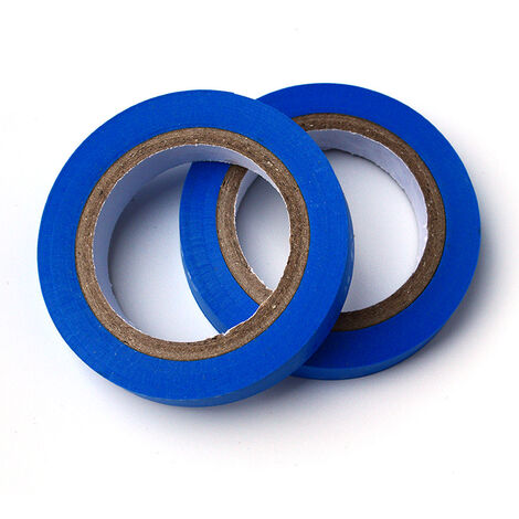 LEISEI 9 rouleaux de ruban de masquage ruban de protection papier crêpe, bleu