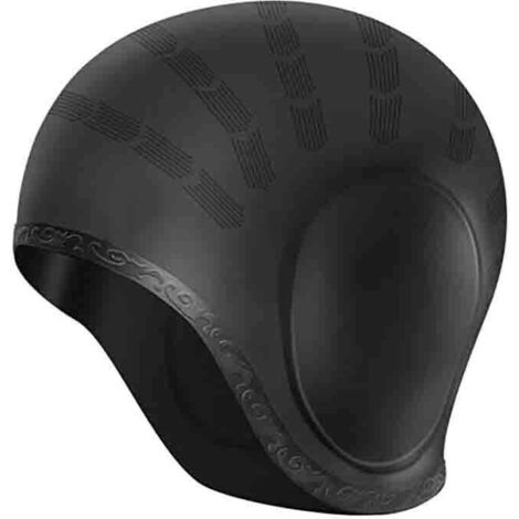 LEISEI Casquette de natation en silicone earguard casquette de natation en silicone pour femme long hair Swim hat unisexe Environ 230 225mm ouverture 195mm