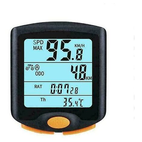 Ordinateur Support Compteur de Vitesse Bicyclette Chronomètre Vélo Bryton  Fibres