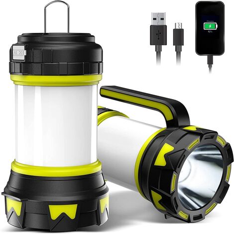 LEISEI Lampe de Torche LED Ultra Puissante Zoomable Étanche Petite Torches pour Camping