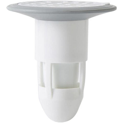 LEISEI Lot de 4 bondes de sol de douche, anti-odeur, (blanc)
