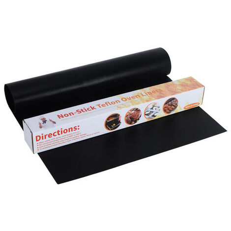 LEISEI Lot de 4 grandes doublures de four pour fond de four à gaz électrique réutilisables, tapis de four épais en téflon antiadhésif, tapis de gril résistant à la chaleur pour l'extérieur, doublures