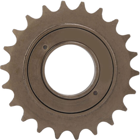 Leiser 22T-Freilauf für Singlespeed-Fahrräder, verschleißfest und rostfrei, langlebiges Fahrradzubehör – Braun