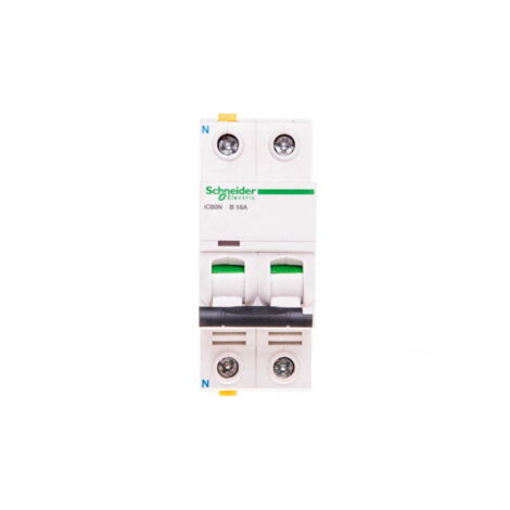 Leistungsschalter 1P+N B 16A 6kA AC iC60N-B16-1N Acti9 A9F03616