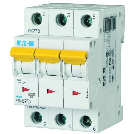 Leistungsschalter 3P C 25A 10kA AC PLSM-C25/3-MW 242476