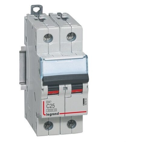 Leistungsschalter DX3 6/10kA-C 2P 25A