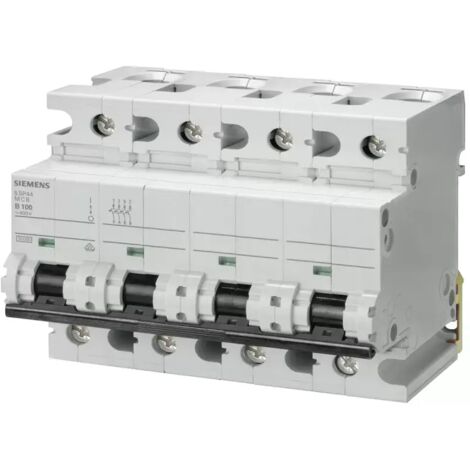 Leistungsschalter Siemens 4P 10kA 125A Typ C-6 Module