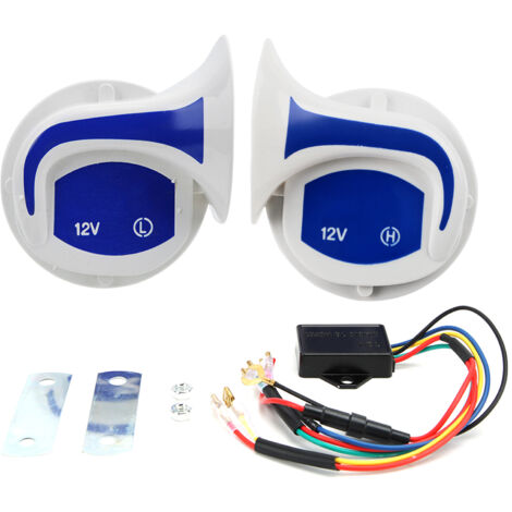 Leistungsstarke 115dB-Autohupe – 2-teiliges Autozubehör KX-3010