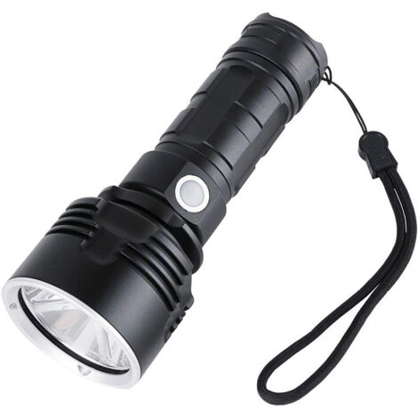 Leistungsstarke 200.000 Lumen Taschenlampe, 80W wiederaufladbare LED-Taschenlampe, wasserdicht, extrem hell, 3 Modi für den Einsatz im Freien