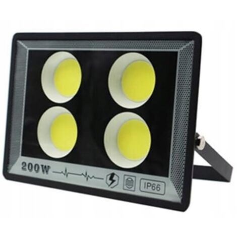 LEISTUNGSSTARKE LAMPE FÜR GARAGE GARTEN AN FASSADEN 200W IP66 FÜR JAHRE COB DIODEN