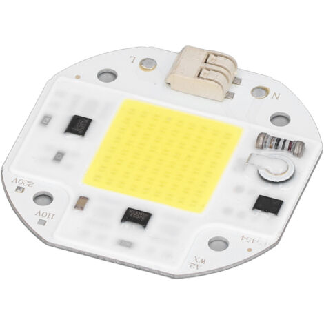 Leistungsstarke LED-Lampe mit hoher Helligkeit, 220 V, 50 W, Kaltweiß 5800K-6500K, für DIY-Innenbeleuchtung und Strahler