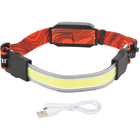 Leistungsstarke, per USB aufladbare LED-Stirnlampe für Angeln und Outdoor-Aktivitäten