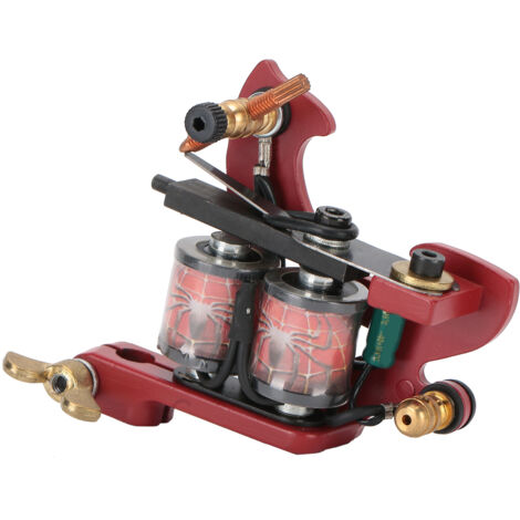 Leistungsstarke professionelle Tätowiermaschine, robuster Spulenmotor für Linien und Schattierungen – Modell 22011-1 aus langlebiger Legierung
