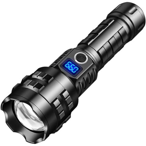 Leistungsstarke, tragbare LED-Leuchte, tragbare, teleskopierbare Handleuchte aus Aluminiumlegierung mit variabler Brennweite für den Außenbereich, fernbedienbar und für Aufnahmen.