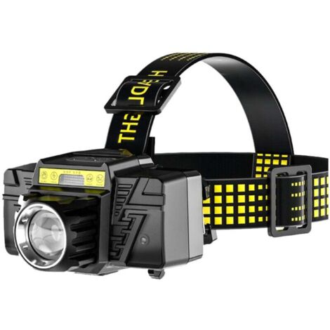 Leistungsstarke XHP50-Stirnlampe – Wiederaufladbar, Typ-C, Induktion