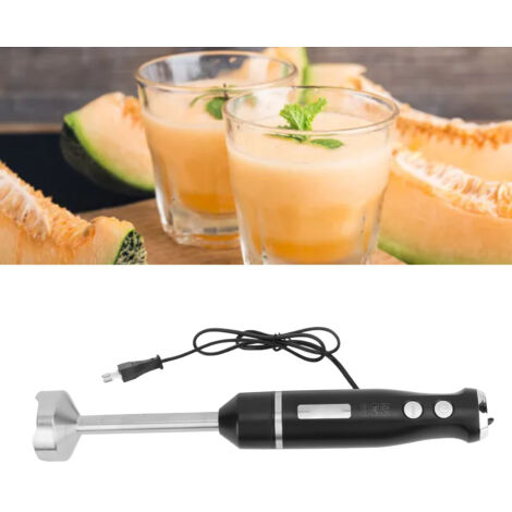 Leistungsstarker elektrischer Stabmixer mit Edelstahlspitze und variabler Geschwindigkeit für Smoothies und Suppen