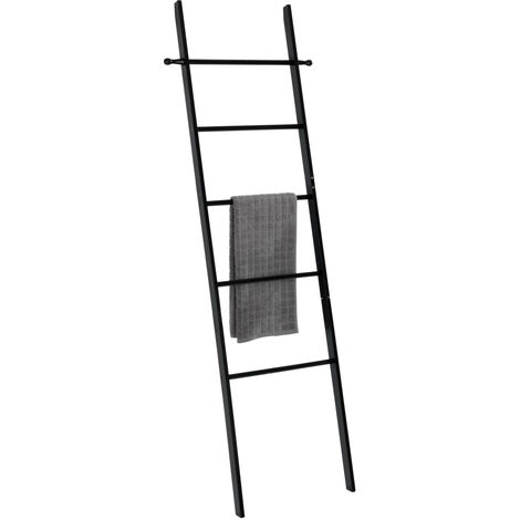 Leiter Badezimmer SURI BAMBOO, Farbe schwarz, Wenko