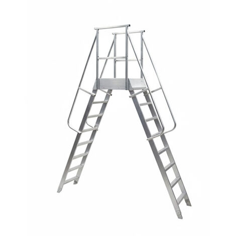 Leiternüberstieg 8 Stufen - Maximale Arbeitshöhe 4.12m - SCA6088P/08