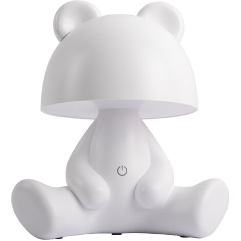 Leitmotiv Ours LED Lampe de Table Blanc Décoratif