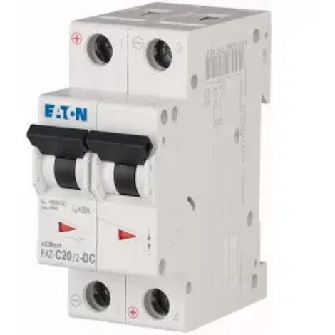 Leitungsschutzschalter 2P C 20A 15kA DC FAZ C20/2-DC 279141